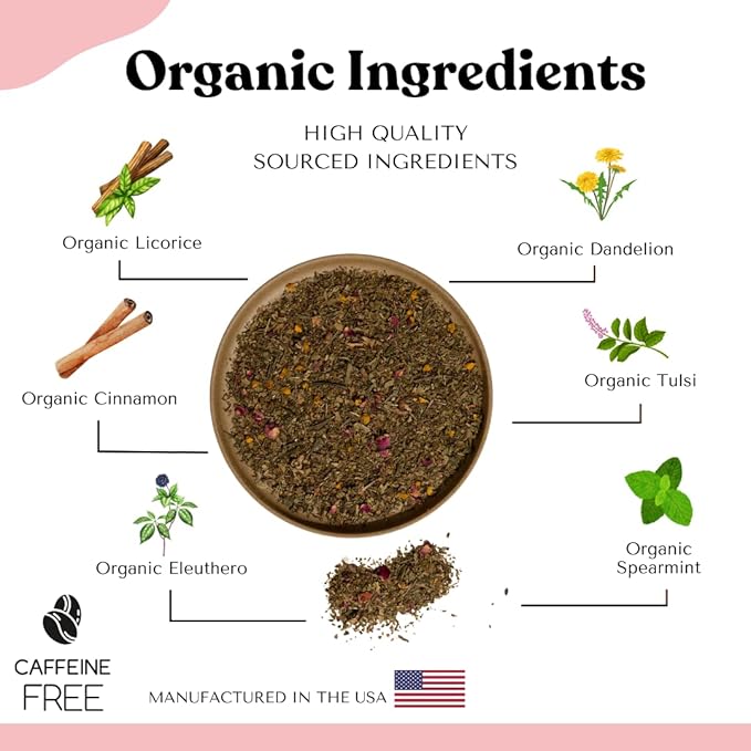 AutoimmuniTea – AIP Thyroid Support and Hormone Balance Tea for Women, Autoimmune Protocol Caffeine Free Eleuthero Tulsi, Spearmint, Licorice Tea Bags - Bloomnest