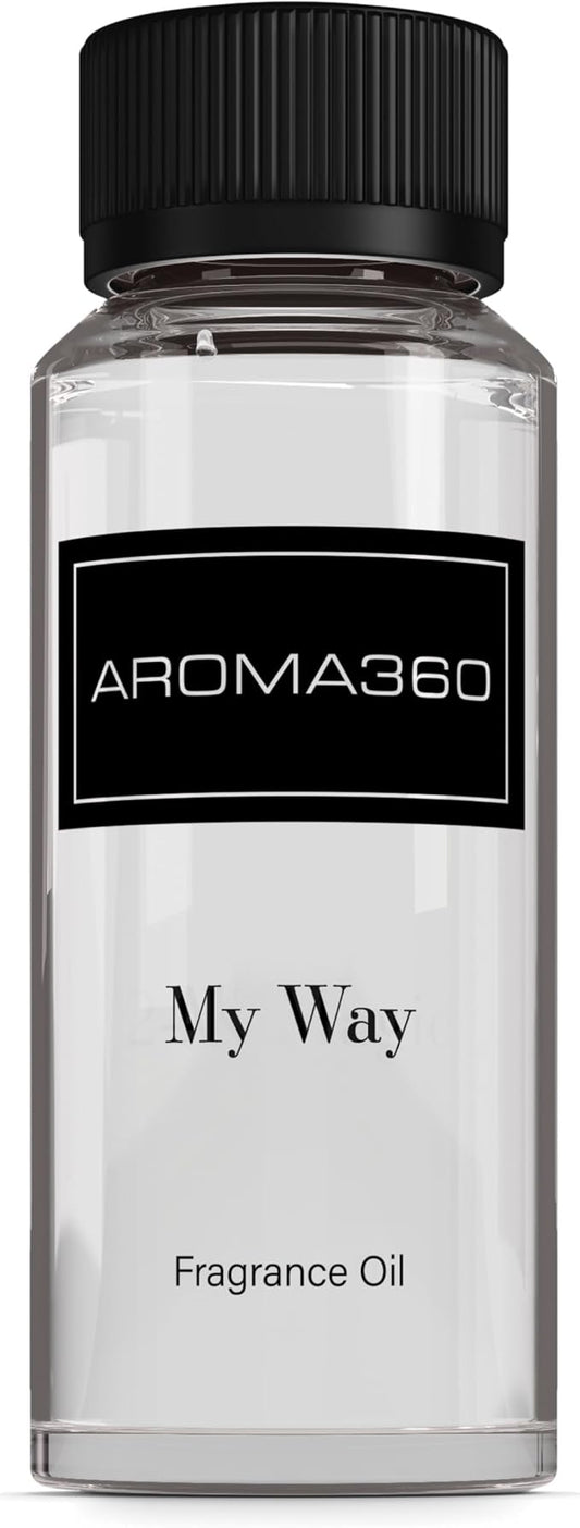 Aroma360 - My Way Fragrance Oil Blend | Hotel Inspired for Luxury Essential Oil Diffusers | Aromatherapy Scent Diffuser Oil | Lush Sandalwood, Warm Cedar, and Delicate Florals. - 120ML - Bloomnest