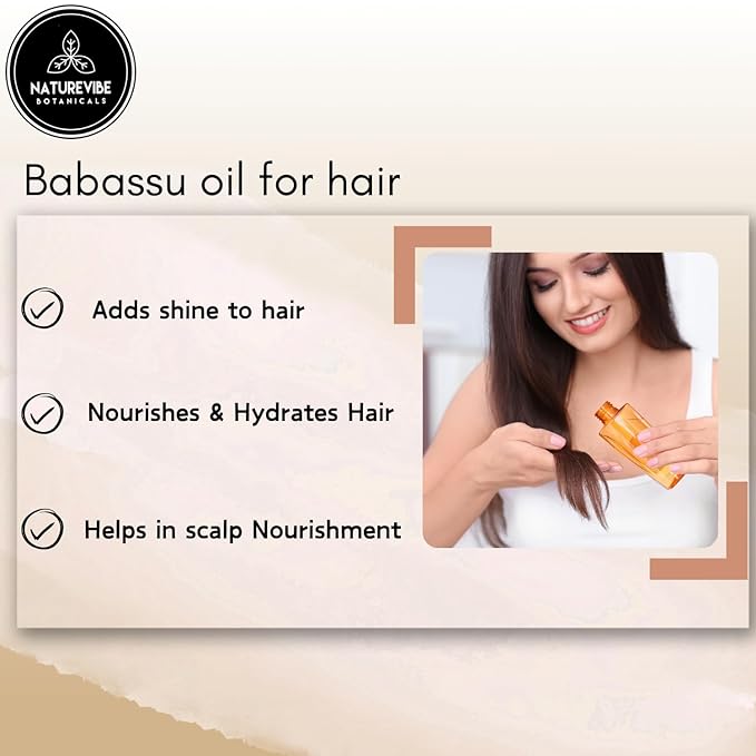 Naturevibe Botanicals Babassu Oil 32 Ounces | 100% Pure and Natural | Great for Skin Care and Hair Care - Bloomnest