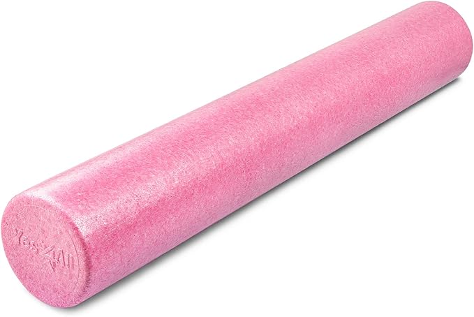 Yes4All High-Density EPP Round Back Roller Foam, Exercise Foam Roller for Yoga, Pilates & Stretching - 12, 18, 24, 36 inch - Bloomnest