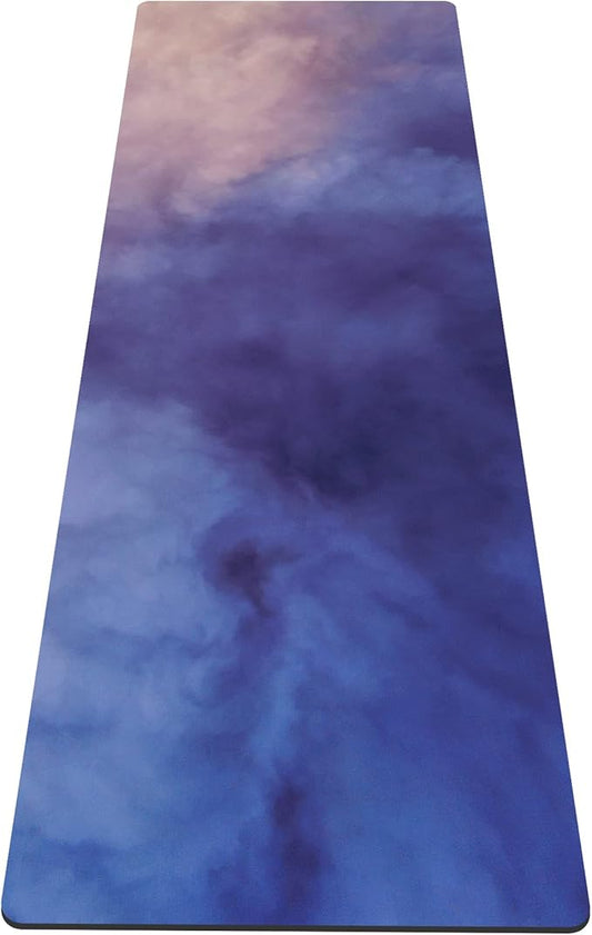 nuveti Yoga Mat Print Extra Thick TPE Non Slip Fitness Exercise Mat with Carrying Bag,72"x24" Extra Thick 6MM Exercise & Workout Mat for Yoga, Pilates Fitness and Floor Exercises - Bloomnest