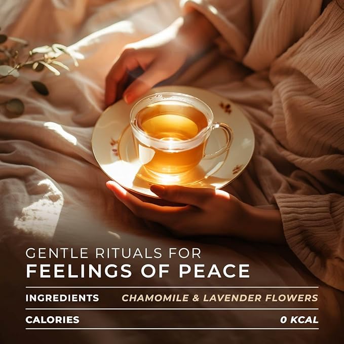 Gya Tea Co Chamomile Lavender Herbal Tea Pod (24 Count)- Decaf Wellness Tea for Body Comfort & Relaxing - Bloomnest