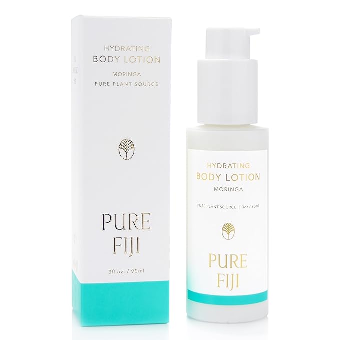 PURE FIJI Hydrating Body Lotion Travel Size, Moringa (3oz/90ml)