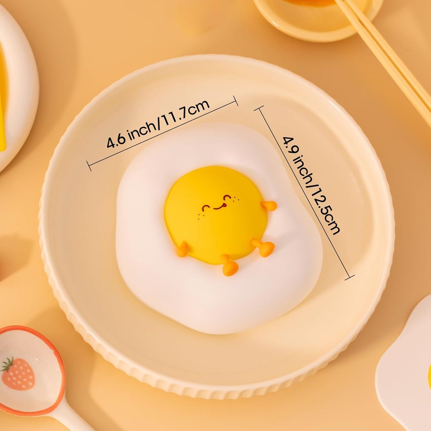 Egg Night Light for Kids,Toddler, Baby Nursery, Cute Nightlight Silicone Lamp for Sleeping Companion, Auto Off 30Min Timer, Cordless Rechargeable Battery