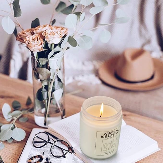 Scented Candles Sets, Candles for Home Scented,Made with Natural Soy Wax & Essential Oils, 35 Hour Burn Time,4 x 7.1 Oz Aromatherapy Candle Gifts for Christmas Birthday Women Mom Best Friends. - Bloomnest