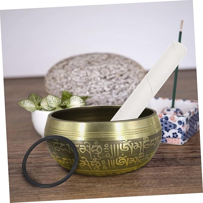 1Set Singing Bowl Mallet Lightweight Durable Striker for Sound Therapy Meditation Portable Music Bowl Accessory for Deep Relaxation - Bloomnest