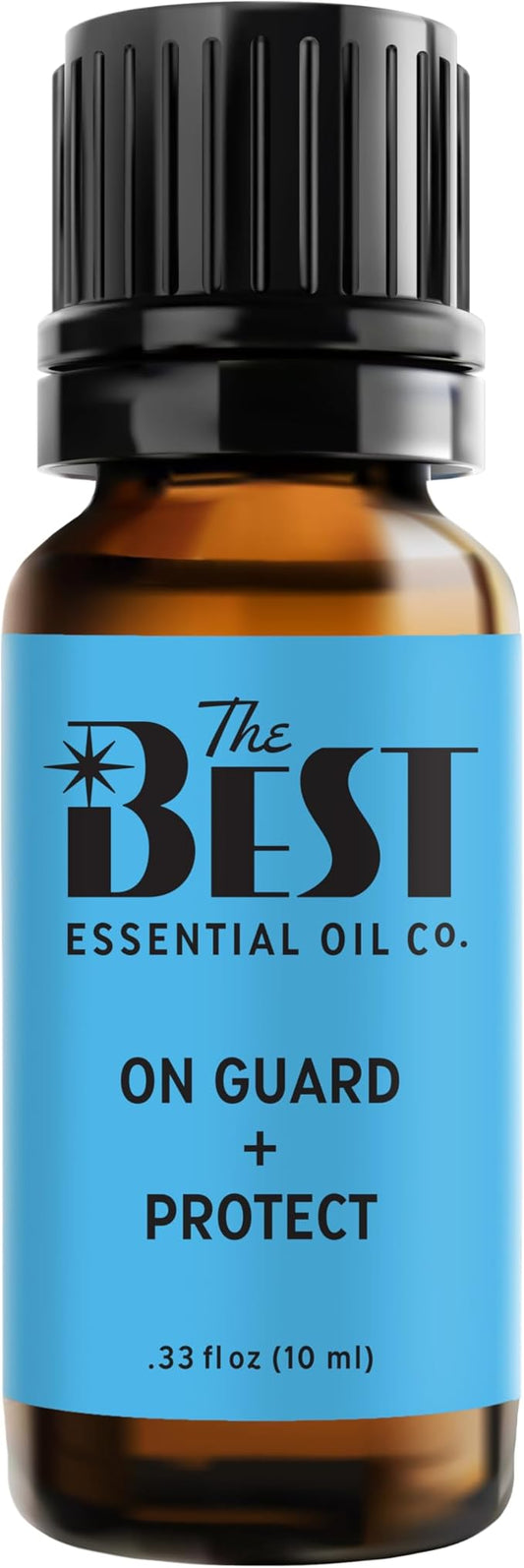 The Best On Guard + Protect Essential Oil Blend- Premium Grade- 100% Pure & Natural for Aromatherapy, Diffuser, Spa, Massage, Air Freshener- 10 ml (.33 fl oz) - Bloomnest