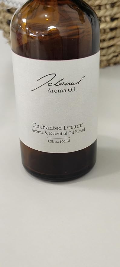 JCLOUD Enchanted Dreams Essential Oil | Hotel Scent - Pure Aromatherapy Diffuser Oil with Bergamot, Rose, Jasmine and Vanilla, Home Luxury & Hotel Scents for Diffuser - 100mL JCLOUD