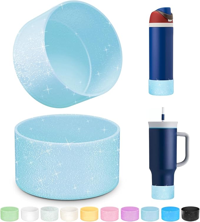 Silicone Boot for Owala Water Bottle 24 oz 32 oz 40 oz, Anti-Slip Protective Sleeve for FreeSip/Twist/Flip Stainless Steel Water Bottles Accessories BEONSKY