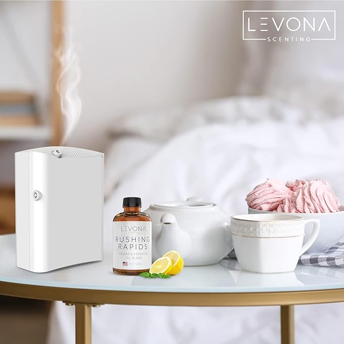 Levona Scent Essential Oil - Fresh Aroma for Home, Office, Hotel & Spa, Perfect in Humidifiers and Diffusers, Luxury Fragrance, With Grapefruit, Citrus, Vanilla Notes - 500ml/ 17 fl oz, Rushing Rapids - Bloomnest