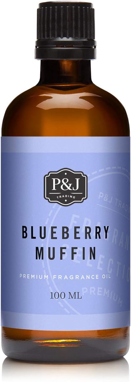P&J Trading Fragrance | Blueberry Muffin Oil 100ml - Candle Scents for Candle Making, Freshie Scent, Soap Making Supplies, Diffuser Oil Scents - Bloomnest