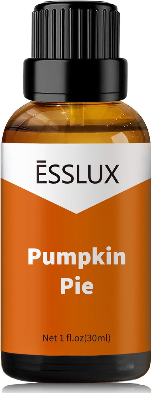 Pumpkin Pie Fragrance Oil, ESSLUX Aromatherapy Candle Making Scents, Essential Scented Oils for Home for Diffuser, Massage, Soap, Perfume, Humidifier, 30 ml - Bloomnest