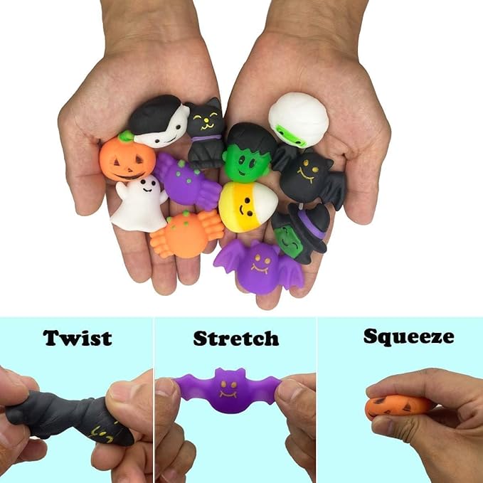 Spooky Bath Bombs for Kids with Surprise Inside, Bubble Bath Bomb with Halloween, Fruity Scents, Relaxing Aromas, Ideal Birthday Gift for Girls - Bloomnest