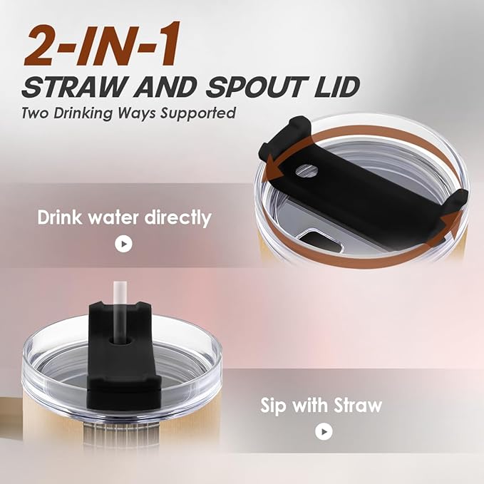 SANDJEST Guitarist Gifts for Men, 40oz Stainless Steel Insulated Coffee Tumbler with Lid & Straw, Travel Cup Gift for Musician Guitar Player, Christmas Birthday - Bloomnest