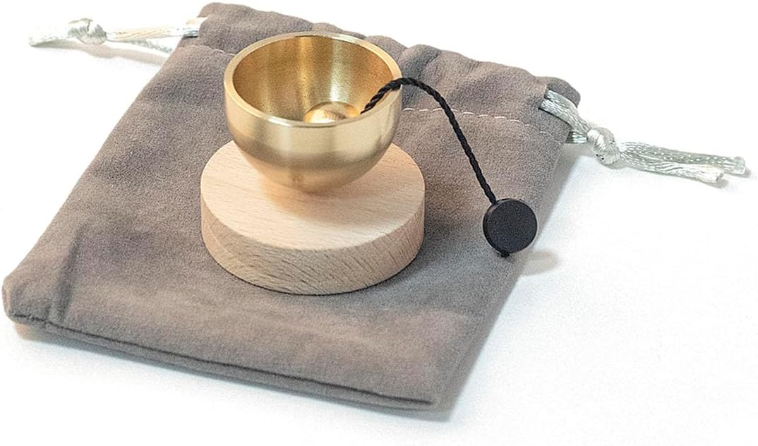 MIni Singing Bowl Set Meditation Sound Bowl for Yoga, Meditation & Relaxation, Mindfulness,Chakra Healing, Stress Relief, Self-Regulation, Unique Spiritual Gifts for Women and Men (SMALL SIZE) Bloomnest