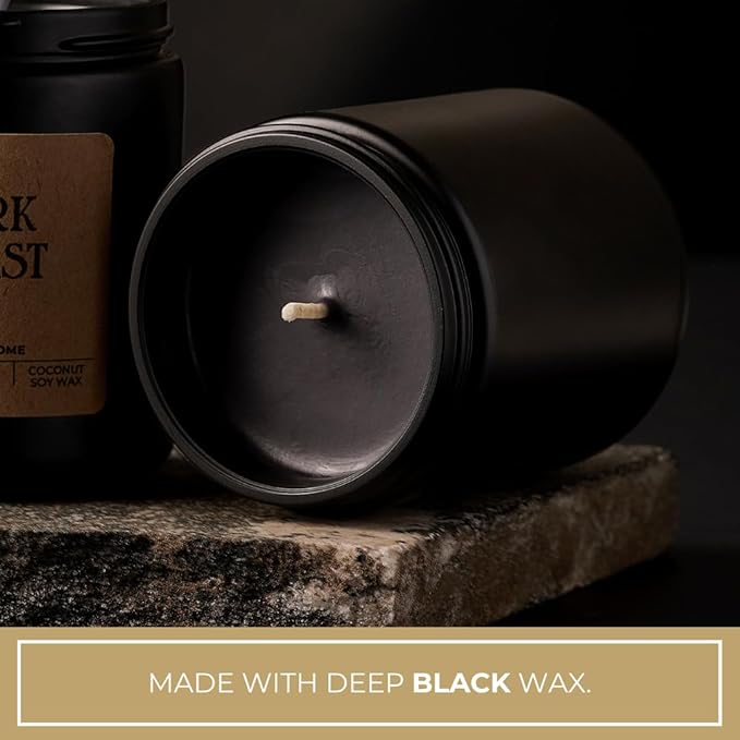 9oz Scented Candle for Men, Oakmoss Amber Scented, Men Scented Candle, Long Lasting Masculine Scents, Natural Coconut Jar Candle for Home, Bachelor Pad Decor, The Perfect Mens Gift - Bloomnest