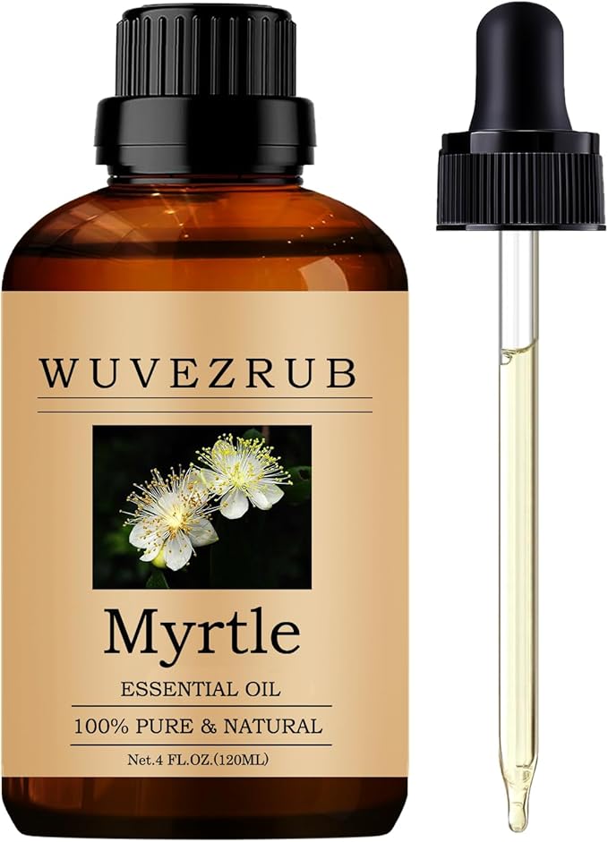 Myrtle Essential Oils, 120ML Pure and Natural Essential Oil for Aromatherapy Diffuser - Myrtle /4 Fl Oz - Bloomnest