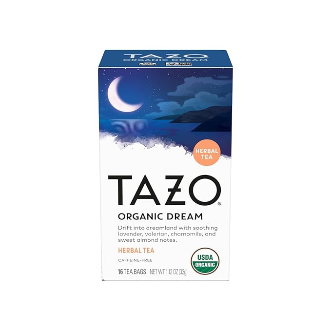 TAZO Tea Bags, Regenerative Organic Zen, Calm Chamomile & Herbal Organic Dream 16 CT (1ea) (Variety Pack) - Bloomnest