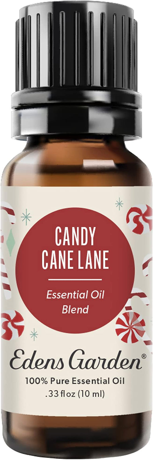 Edens Garden Candy Cane Lane Essential Oil Blend- 100% Pure Premium Grade, Undiluted, Natural, Therapeutic, Aromatherapy, The Best for Diffusing, Candle, Laundry, Humidifiers 10 ml (.33 fl oz) - Bloomnest