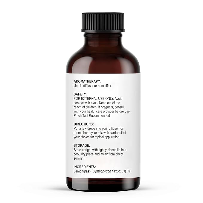 Majestic Pure Lemongrass Essential Oil with Glass Dropper - 1 Fl Oz - 100% Pure and Natural Lemongrass Oil - Premium Grade Essential Oils for Diffuser, Aromatherapy, Soap and Candle Making - Bloomnest