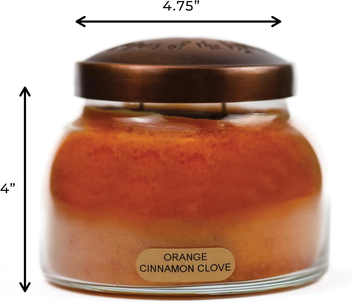 A Cheerful Giver - JM97 Orange Cinnamon Clove 22 oz. Mama Jar Candle, 22oz