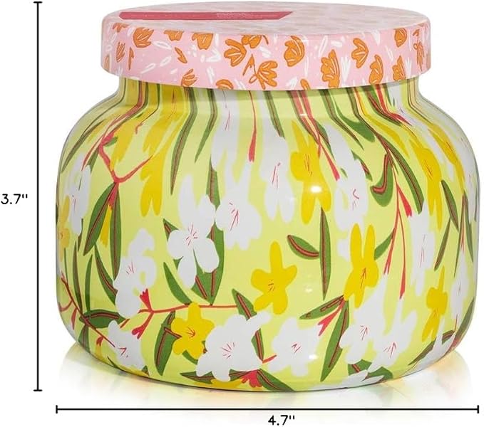 Capri Blue Scented Candles - Pattern Play Glass Jar Candles - Long Lasting Soy Wax Blend - Luxury Home Decor - Notes of Orchid, Jasmine, Gardenia & Floral Musk - Gifts for Women (Aloha Orchid, 19 oz) - Bloomnest