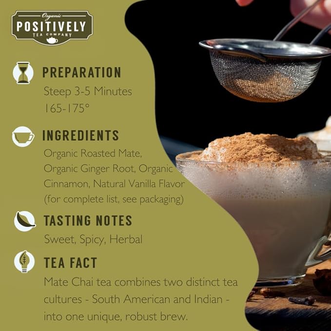 Organic Positively Tea Company, Chai Tea Sampler, Loose Leaf, 4 Ounce, 3 Pack - Bloomnest