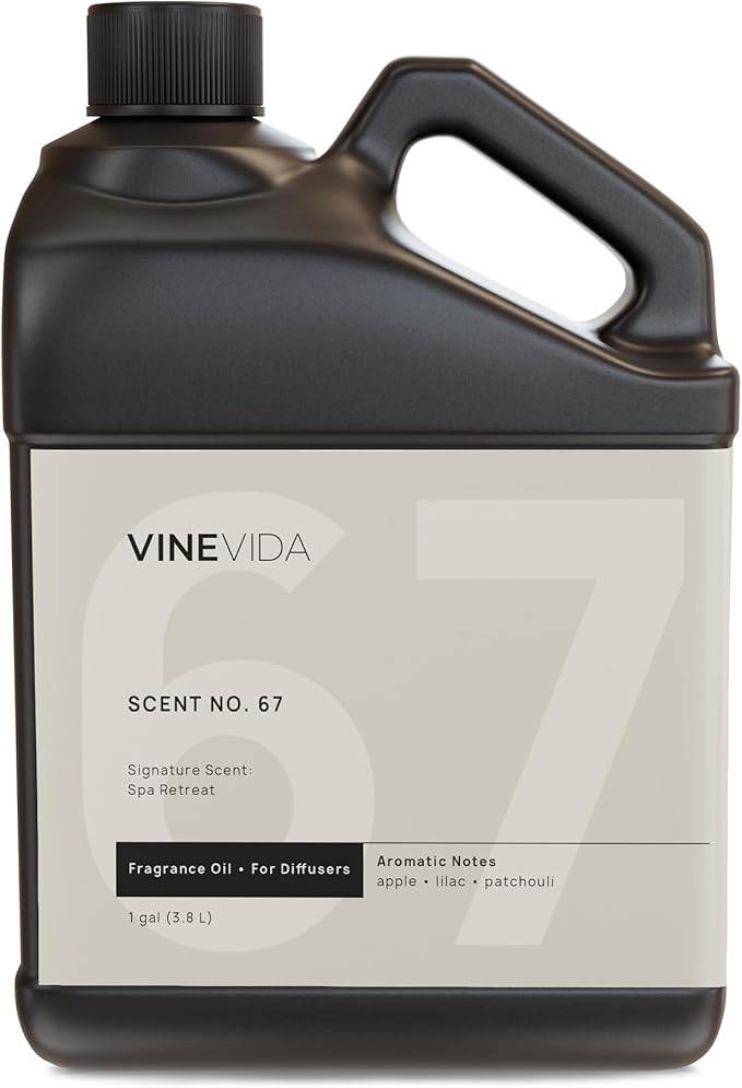 VINEVIDA [128 Oz] Spa Retreat Fragrance Oil for Cold Air Diffusers - Essential Oils for Diffuser Oil Refill & Air Freshener Room Spray - Bloomnest