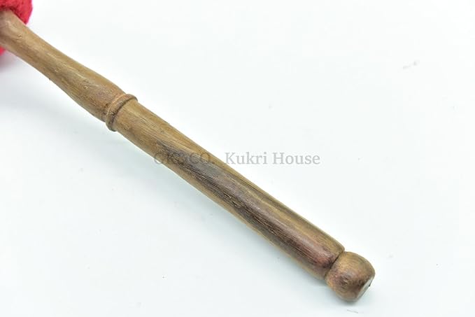 11 Inches Tibetan Singing Bowl Mallet Wooden Felt Striker Sound Bowl Meditation Mallet Sound Bowl Stick Meditation Yoga Tibetan sound bowl mallet (11 Inches) - Bloomnest