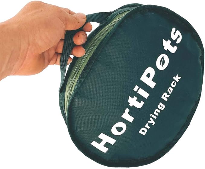 HORTIPOTS Hanging Drying Racks 2 FT Mesh Herb Dryer for Herbs and Clothes (2 FT Diameter, Green) - Bloomnest