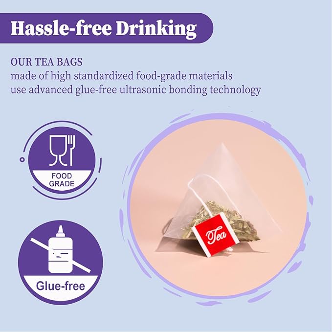 FullChea - Passion Flower Tea bags, 40 Teabags - Natural Passionflower Leaf Herbal Tea for Relaxation - Te De Pasiflora - Non-GMO - Caffeine-free - Support Better Sleep - Bloomnest