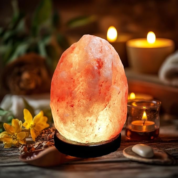 3.5lb Remote Salt Himalayan Salt Lamp 16 Colors, Natural Crystal Salt Rock Lamp Hand Carved Night Lights, USB Salt Crystal Lamp Remote Control Salt Lamp for Home Decor and Gift (3.5lb)