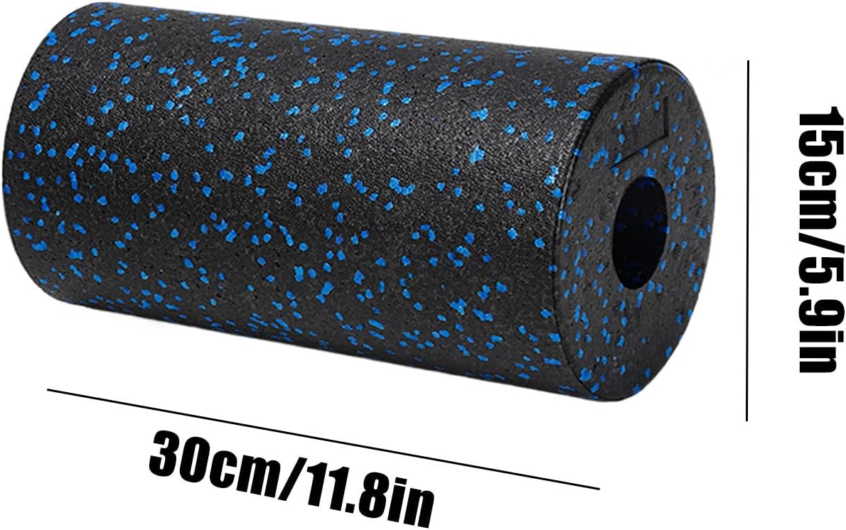 Foam Roller, Deep Tissue Massage Cylinder with Firm Support, Full Body Recovery Roller with Portable Design, Muscle Tension Relief Legs Arms Back, Neck Foot Yoga Pilates Stretching Exercise Travel