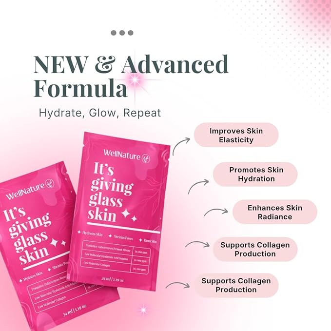 IT'S GIVING GLASS SKIN™ The Original Overnight Real Deep Mask - Hydrating Hydrogel Turns Transparent Sleep Mask Bio-Collagen Oligo-Hyaluronic Acid, Valentine's Day Skincare Gift, Pack of 4 - Bloomnest