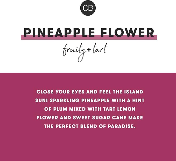 Capri Blue Scented Candles - Pattern Play Glass Jar Candles - Long Lasting Soy Wax Blend - Luxury Home Decor - Notes of Pineapple, Lemon Flower & Sugarcane - Gifts for Women (Pineapple Flower, 19 oz) - Bloomnest