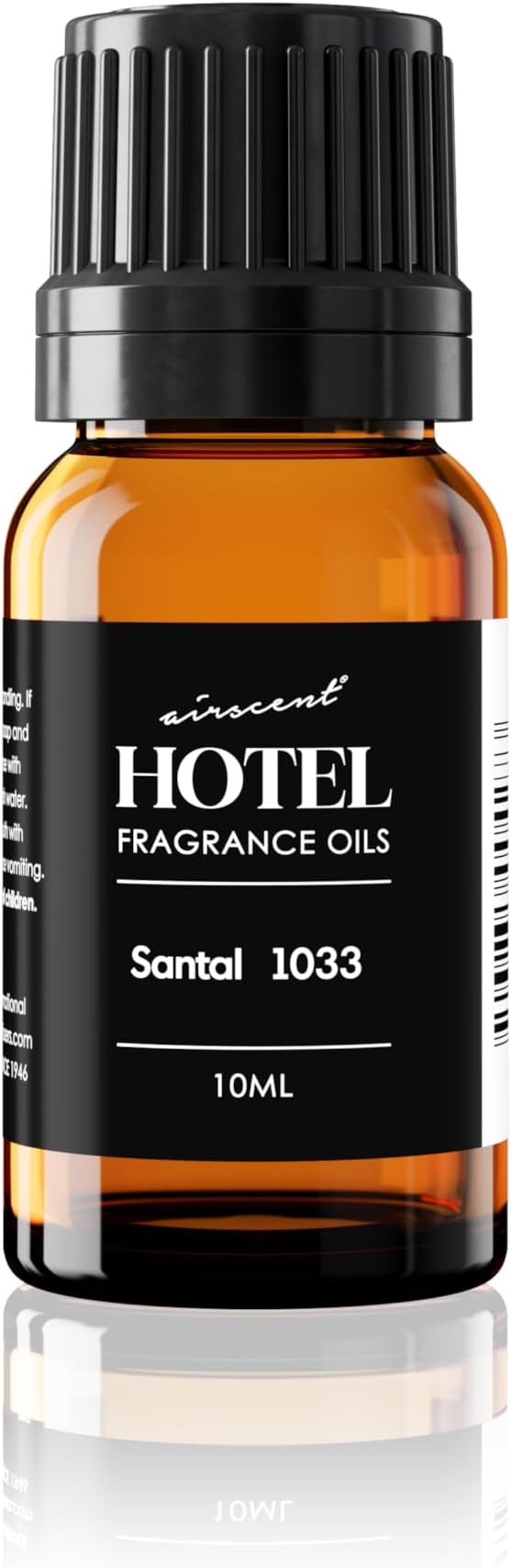 AirScent Santal Diffuser Oil No. 1033 - Santal-33 Inspired Perfume Dupe - Premium Fragrance Oil Blend for Ultrasonic and Waterless Diffusers and Crafting - 10 mL, 0.34 fl oz Glass Bottle with Dropper - Bloomnest
