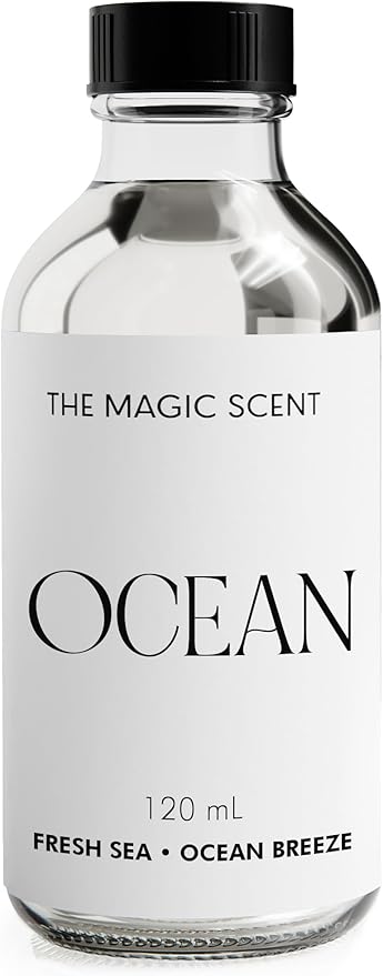 The Magic Scent Ocean Diffuser Oil - Hotel & Home Luxury Scents Inspired by Bali - Oil Scents for Home Designed for Use in All Diffusers - 4 fl oz, 120 mL - Bloomnest