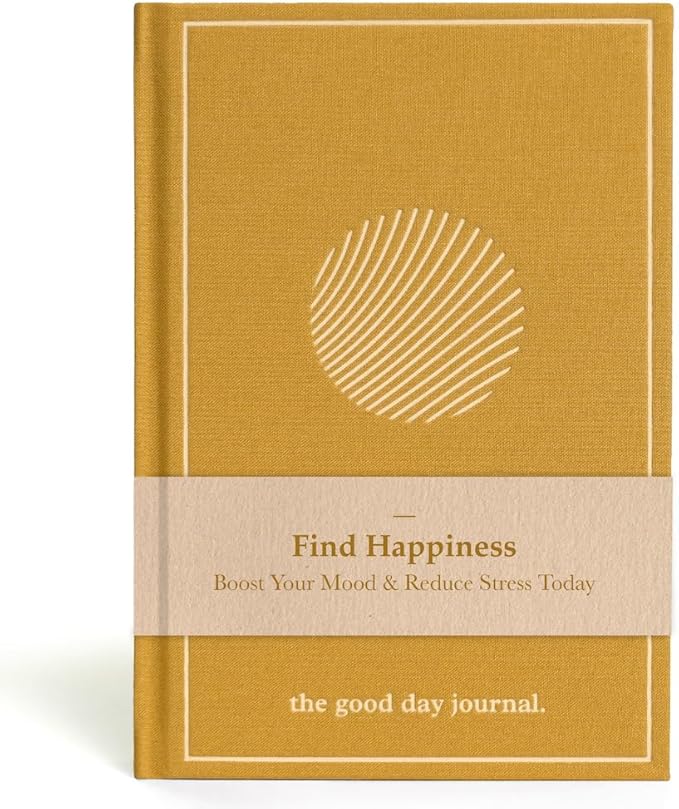 ANECDOTE. Gratitude Journal – The Good Day Journal for Happiness, Mindfulness and Reflection, Feel Happier and Less Stressed, Inspirational Daily Journal for Women & Men - Marigold - Bloomnest