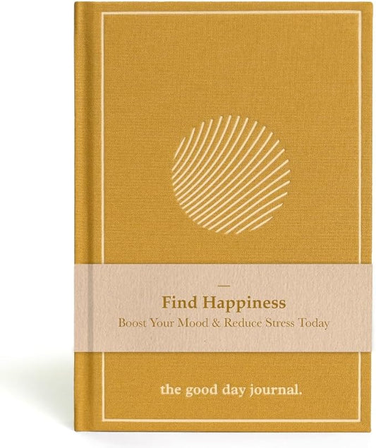 ANECDOTE. Gratitude Journal – The Good Day Journal for Happiness, Mindfulness and Reflection, Feel Happier and Less Stressed, Inspirational Daily Journal for Women & Men - Marigold - Bloomnest
