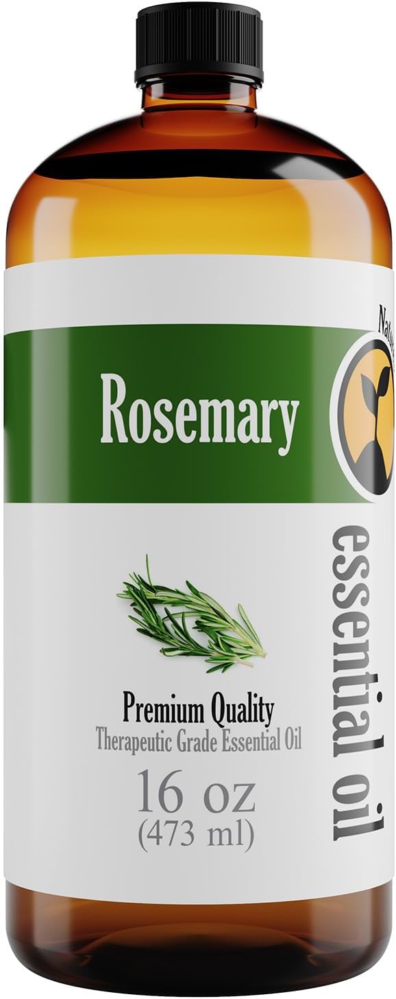 16oz Rosemary Essential Oil - Therapeutic Grade Essential Oil for Aromatherapy, Diffuser, Soap Making, and Candles - Bloomnest