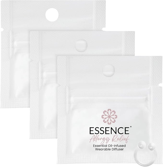 Essence Wearable Aromatherapy Nasal Diffuser – Allergy Relief Essential Oil Nose Ring – Personal Scent Clip for Travel, Work & Everyday Use – Made in USA (3 Pack) - Bloomnest