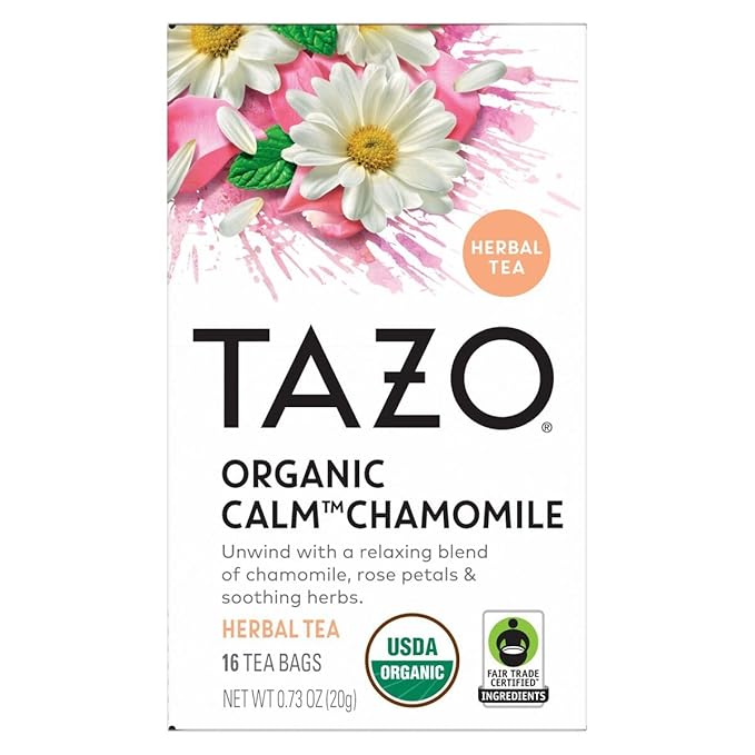 TAZO Tea Bags, Regenerative Organic Zen, Calm Chamomile & Herbal Organic Dream 16 CT (2ea) (Variety Pack) - Bloomnest