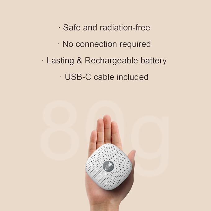 White Noise Machine,Portable Sound Machine for Baby Adult,21Soothing Sound,Auto-Off Timer,Noise Canceling for Office & Sleeping, Compact Size for Home,Travel,Registry,White - Bloomnest