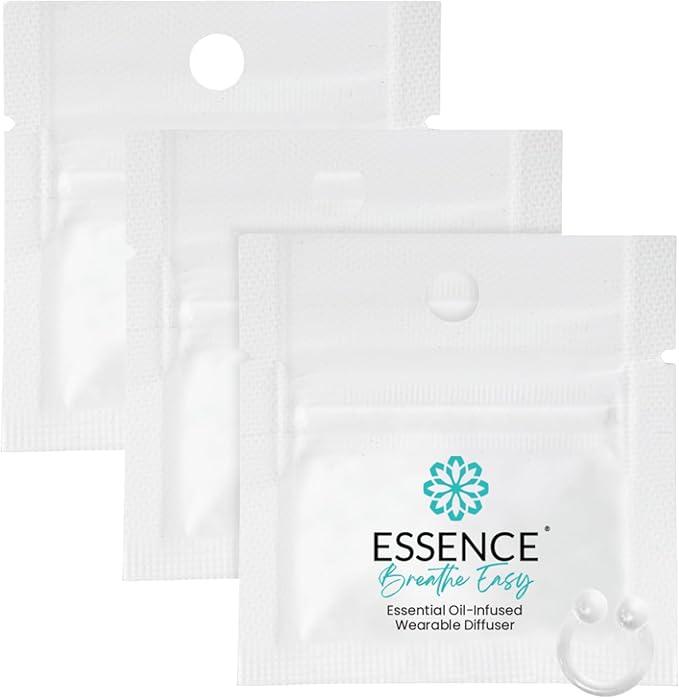 Essence Wearable Aromatherapy Nasal Diffuser – Breathe Easy Essential Oil Nose Ring – Personal Scent Clip for Travel, Work & Everyday Use – Made in USA (3 Pack) - Bloomnest