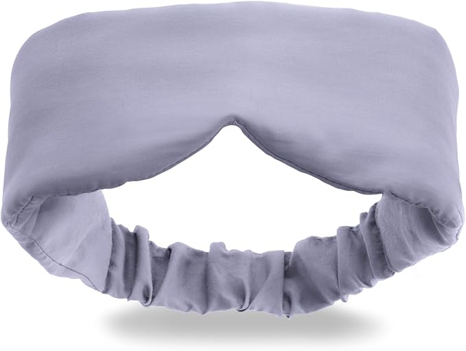 Infinity Travel - Bamboo Sleep Mask - Silky Soft Eye Mask - Comfortable - 100% Light Blocking Night - Machine Washable (Purple) - Bloomnest