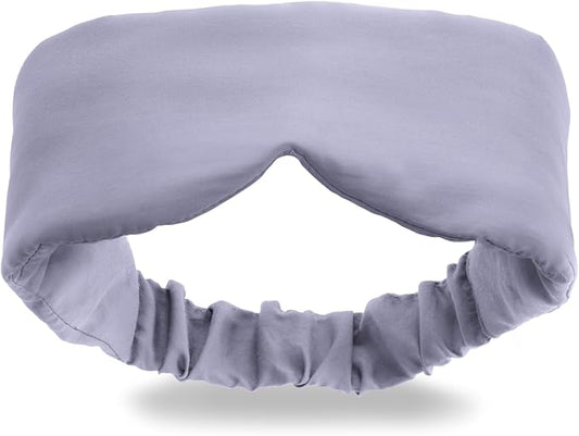 Infinity Travel - Bamboo Sleep Mask - Silky Soft Eye Mask - Comfortable - 100% Light Blocking Night - Machine Washable (Purple) - Bloomnest
