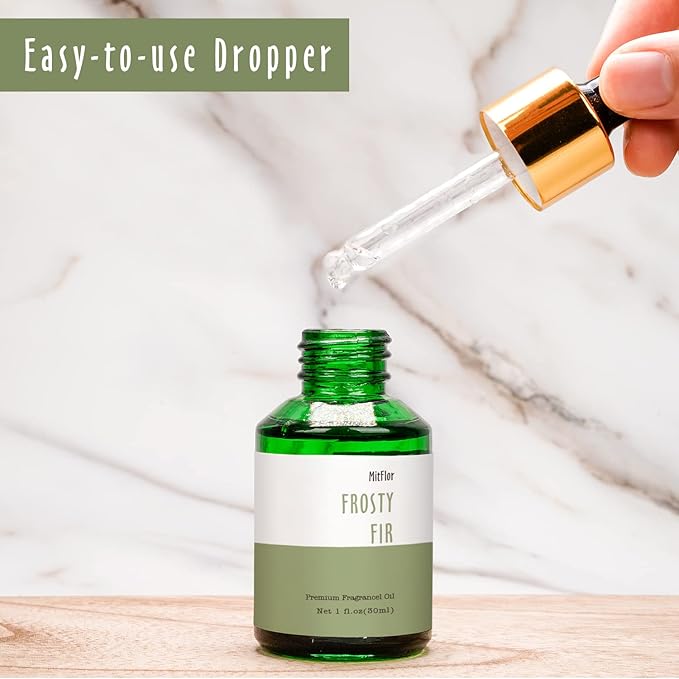Frosty Fir Fragrance Oil, MitFlor Single Diffuser Essential Oil, Large Size Premium Grade Fragrance Oil for Soap & Candle Making, Aromatherapy Oil, Refreshing & Forest Scent for Home Fragrance, 30ml - Bloomnest