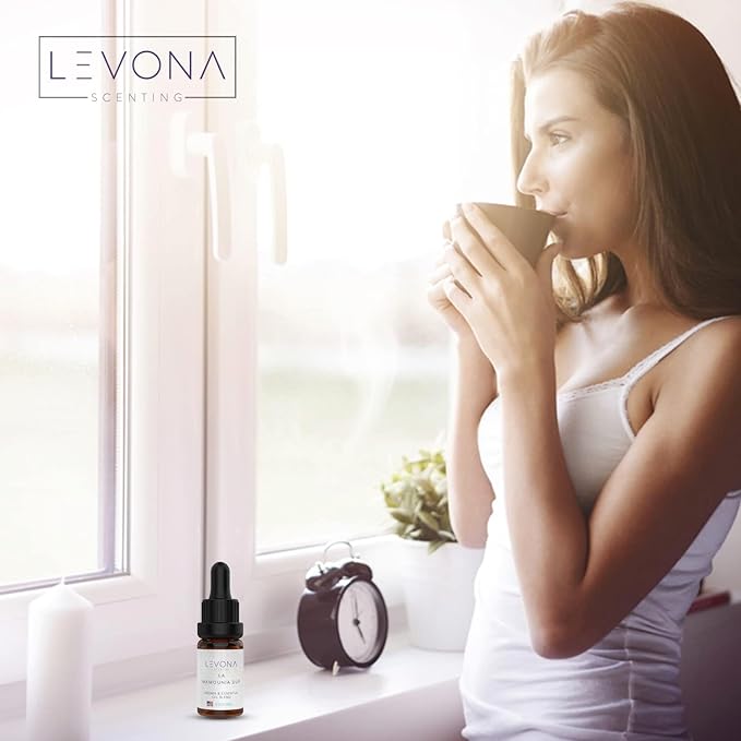 Levona Scent Essential Oils - Scents for Home, Hotel & Office Use - Perfect for Home Diffuser & Humidifiers - Aroma Fragrance Oil, Ideal for Massage, Relaxation, and Spa - La Mamounia Dup, 10ml LEVONASCENT
