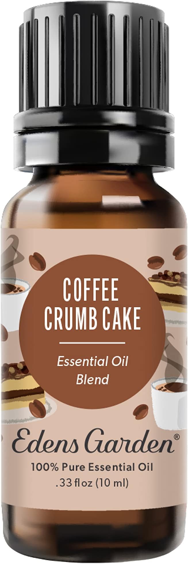 Edens Garden Coffee Crumb Cake Essential Oil Blend- 100% Pure Premium Grade, Undiluted, Natural, Therapeutic, Aromatherapy, The Best for Diffusing, Candle, Laundry, Humidifiers 10 ml (.33 fl oz) - Bloomnest