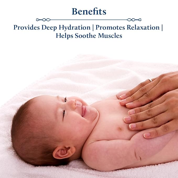 Blue Nectar Ayurveda Gentle Baby Oil for Newborn Skin Care -Moisturizing Baby Massage Oil for Dry Skin &Scalp Moisturizer| Soothing with 100% Natural Coconut Oil & Organic Ghee (13 Herbs, 3.38 Fl Oz) - Bloomnest